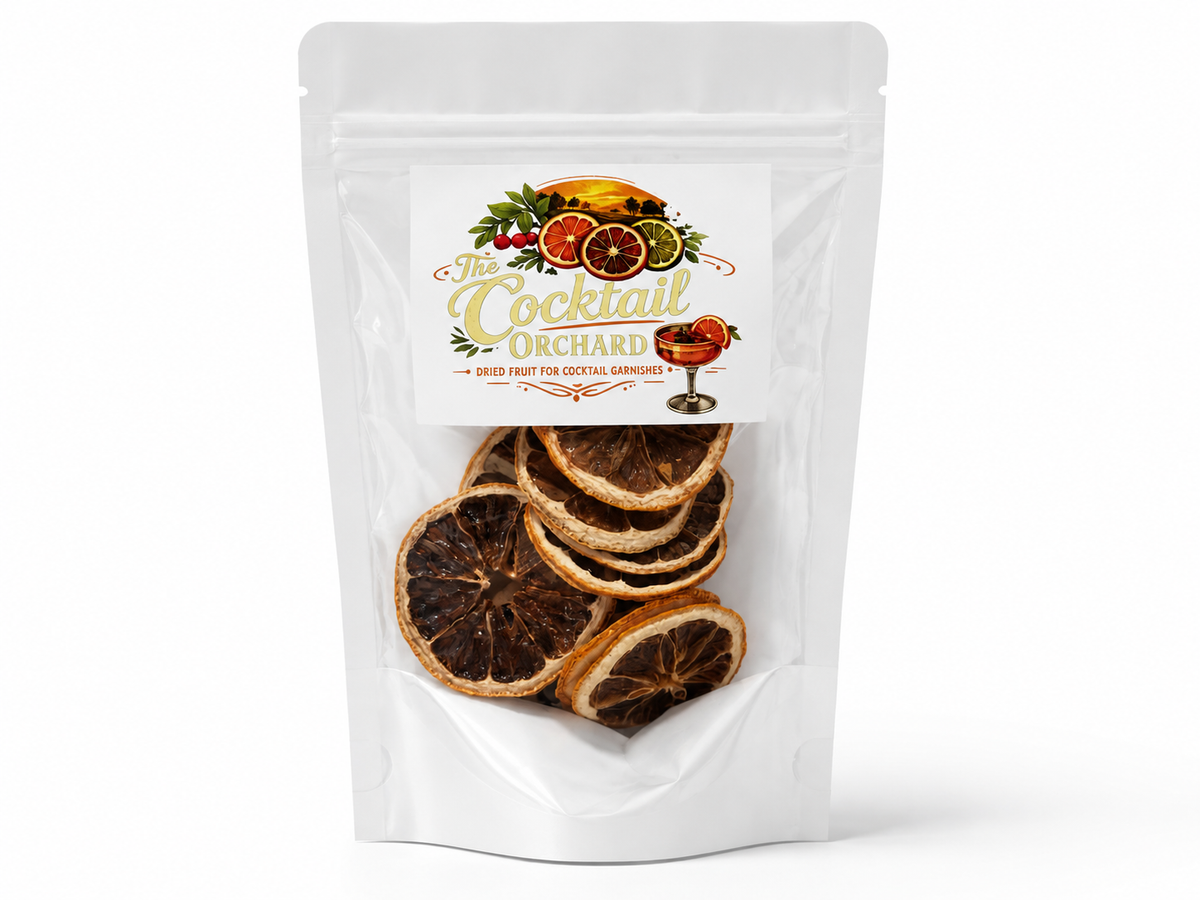 Dehydrated Lemon Cocktail Garnishes – 15 Slices